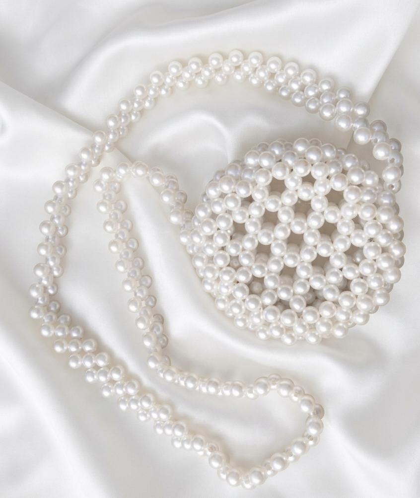 Mini Pearl Sphere Crossbody Bag