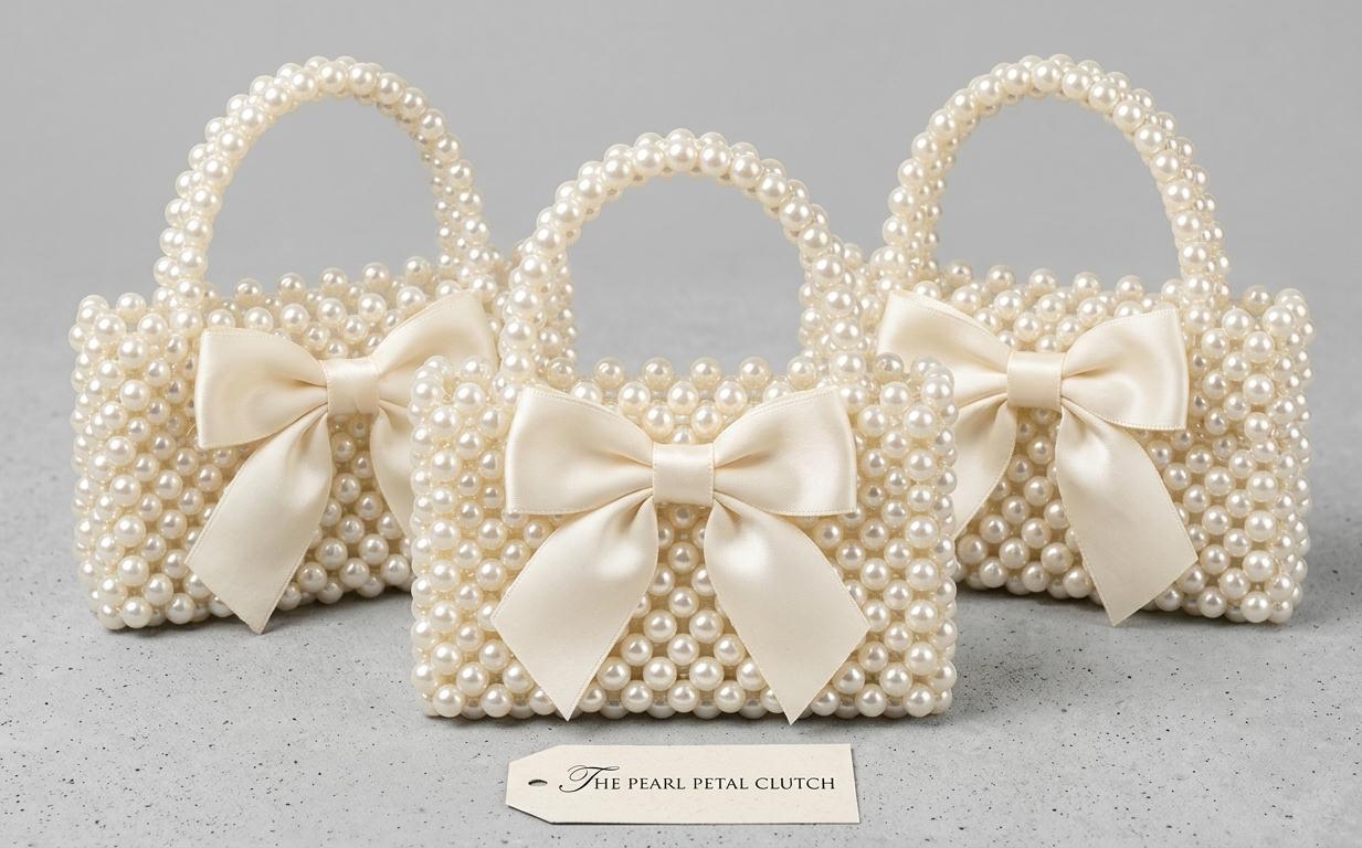 The pearl petal clutch